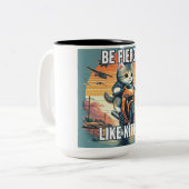 Fierce Kitty Mug Chat conduite moto (Devant gauche)