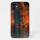 Fierce Leopard iPhone 16 Coque (Dos)