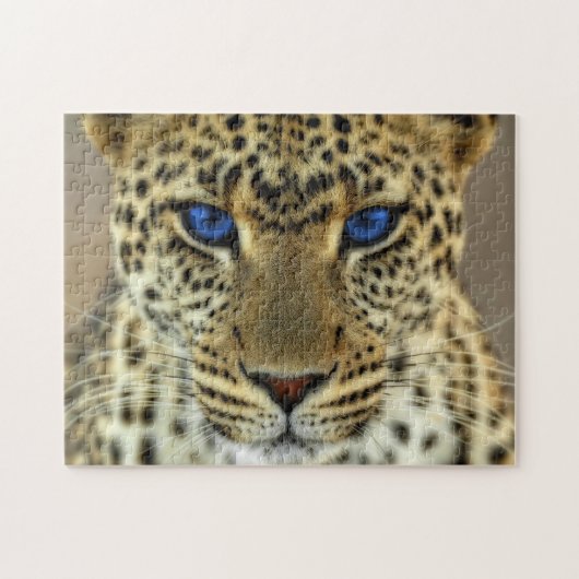 Fierce Leopard Legpuzzel (Horizontaal)