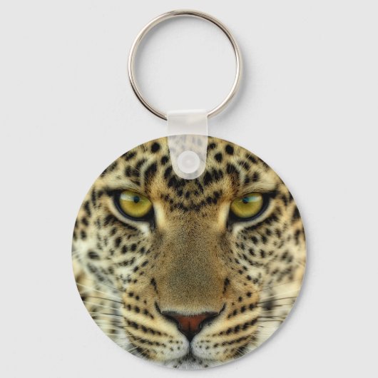 Fierce Leopard Sleutelhanger (Voorkant)