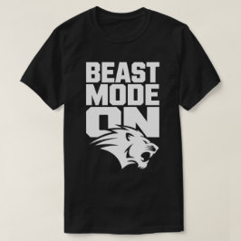 Fierce Lion Head Motivatie Workout T-shirt