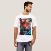 Fierce Majesty - T-shirt 3D Tiger (Devant entier)