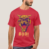 Fierce Monster BOO Halloween Scary Design Tshirt (Voorkant)