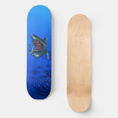 Fierce Ocean Shark Scary Fun Skateboard (Voorkant)