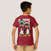 Fierce Penguin Samurai T-shirt - (Achterkant volledig)