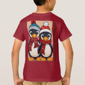 Fierce Penguin Samurai T-shirt - (Achterkant)