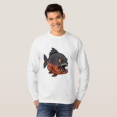 Fierce Piranha T-shirt (Voorkant volledig)