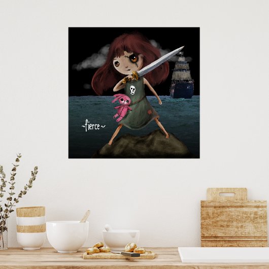 Fierce Poster (Keuken)