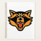 Fierce Raccoon Mascot Bold animal sauvage graphiqu (Devant)