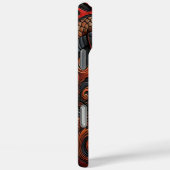 Fierce Red Dragon Relief Art Case-Mate iPhone Case (Achterkant / Rechts)