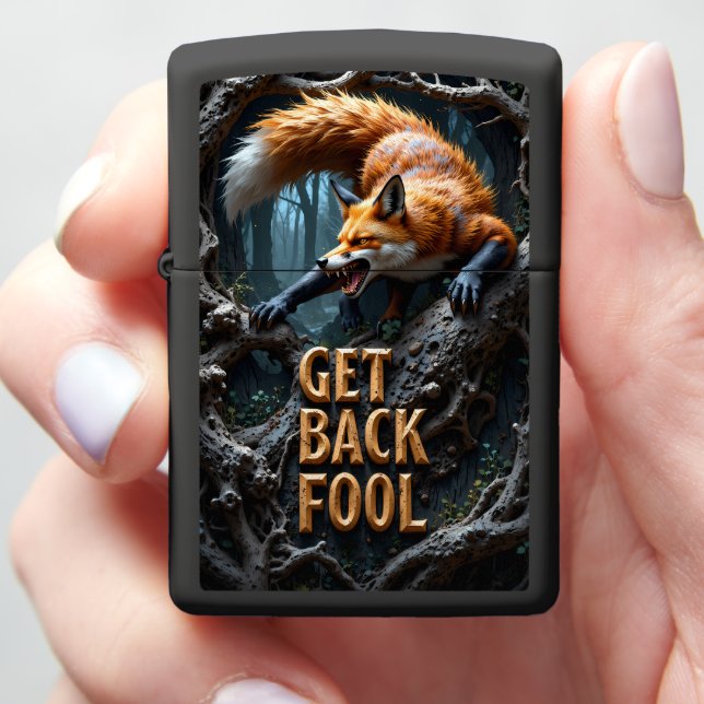 🦊 Fierce Red Fox Crawling Dark Forest (In Hand)