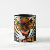 Fierce Roaring Tiger Ceramic Mug Bold Wildlife (Centre)