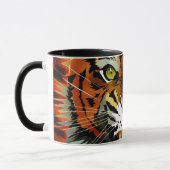 Fierce Roaring Tiger Ceramic Mug Bold Wildlife (Gauche)