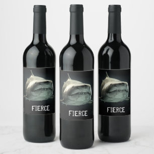 Fierce Shark Notitieboek Wijn Etiket