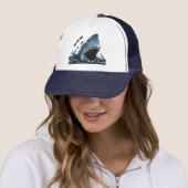 FIERCE SHARK ZEGT HO HO HO TRUCKER PET (In situ)