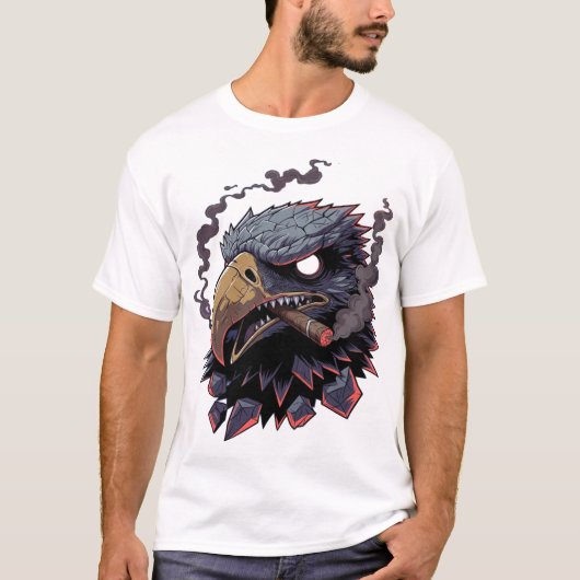 Fierce Stone Eagle Mascot T-Shirt (Devant)