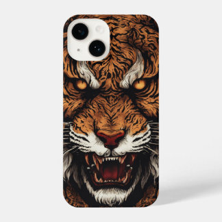 Fierce Tiger iPhone Hoesje - Roaring Protection vo iPhone 14 Hoesje