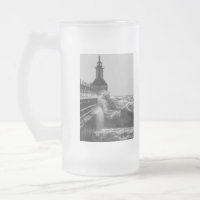 Fierce Waves in St Joseph Grayscale