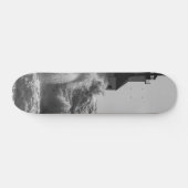 Fierce Waves in St Joseph Grayscale Skateboard (Horizontaal)