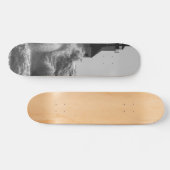 Fierce Waves in St Joseph Grayscale Skateboard (Horizontaal)