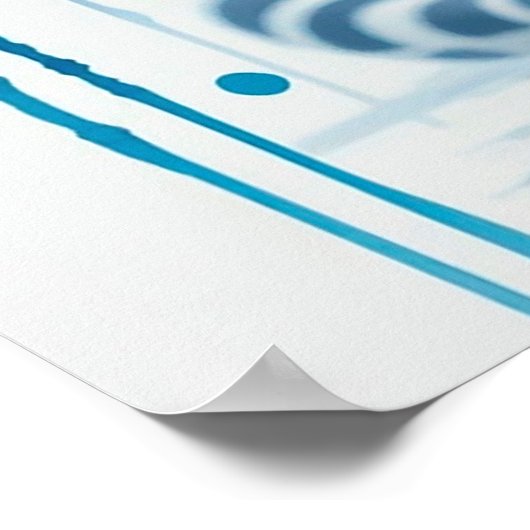 Fierce White Leopard Poster (Hoek)