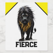 Fierce Wijn Etiket (Enkel label)