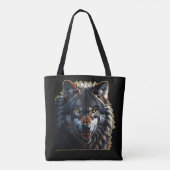 Fierce Wolf – Symbol of Strength and Freedom Draagtas (Achterkant)