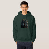 Fierce Wolf – Symbol of Strength and Freedom Hoodie (Voorkant volledig)