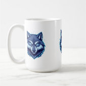 Fierce Wolf – Symbol of Strength and Freedom Koffiemok (Links)