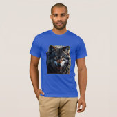Fierce Wolf – Symbol of Strength and Freedom T-shirt (Voorkant volledig)
