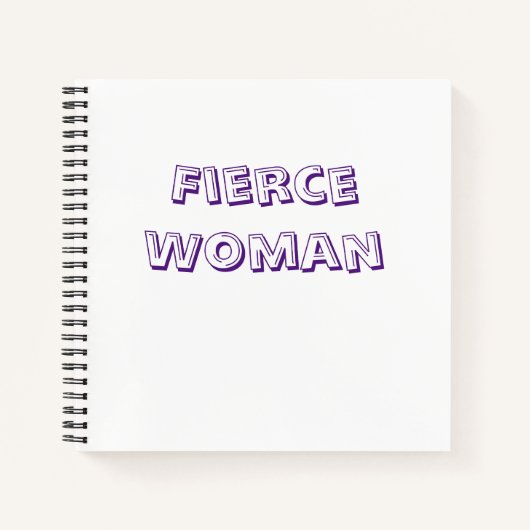 Fierce Woman Notitieboek (Voorkant)
