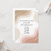 Fiercing, Daily, Deeply - Carte pour une nouvelle (Devant/Arrière en situation)