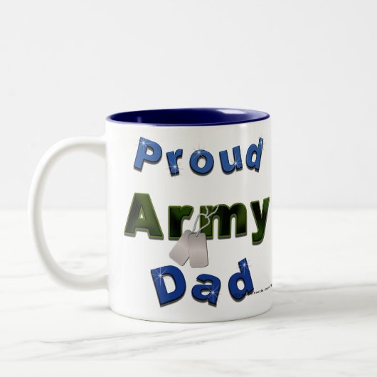 Fière armée papa Mug (Gauche)