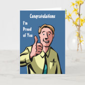 Fière de votre carte (Fleur jaune)