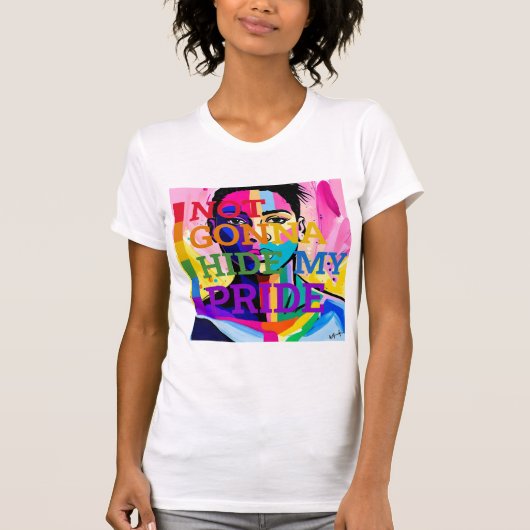 Fière d'embrasser mon authentique T-shirt (Devant)