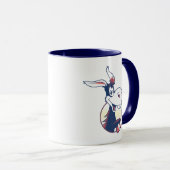 Fière Démocrate Funny Donkey Patriotic Mug (Devant droit)