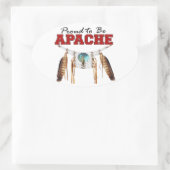 Fière d'être Apache Sticker (Sac)