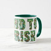 Fière D'Être Irlandaise Combo Mug (Devant droit)