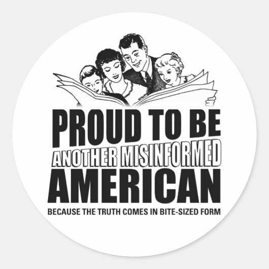 Fière d'être - Sticker (Devant)