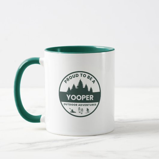 Fière D'Être Une Mug De Café Yooper (Gauche)