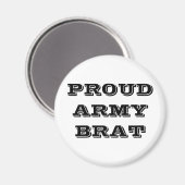 Fière enfant de l'armée Magnet (Recto/Verso)