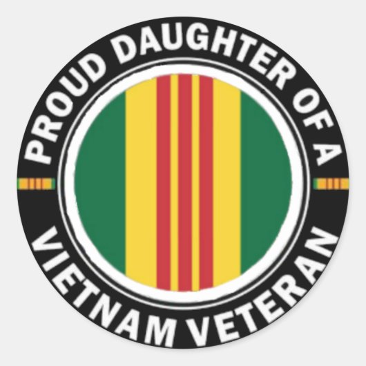 Fière fille d'un autocollant vietnamien (Devant)