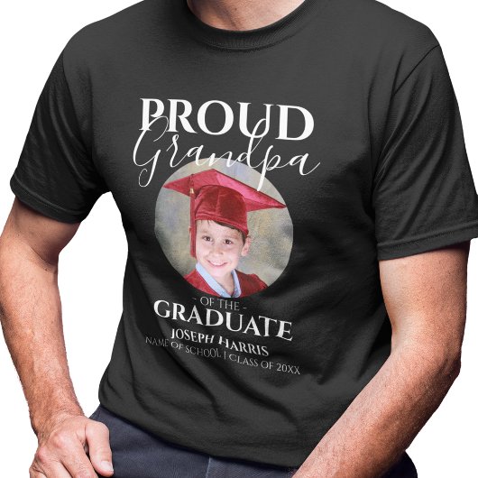 Fière Grand-Père Du Diplômé | T-shirt photo