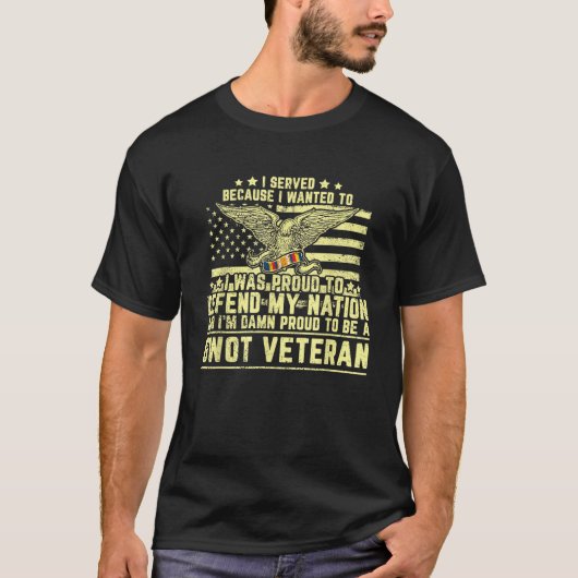 Fière GWOT Vétéran militaire T-shirt (Devant)