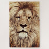 Fière Lion Jigsaw Puzzle Face (Vertical)