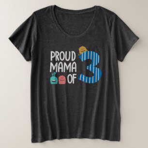 Fière maman des trois