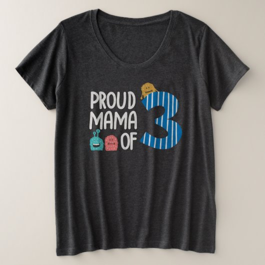 Fière maman des trois (Design devant)