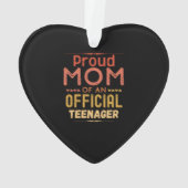 fière mère d'un adolescent officiel vintage (dos)