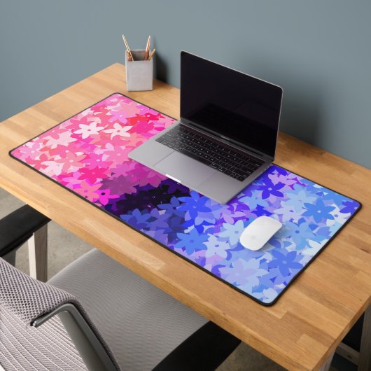 Fière Omnisexualité Groovy Boho Quirky Rétro Flora (Bureau 2)