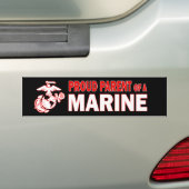 Fière parente d'un Sticker de pare-chocs US Marine (En voiture)